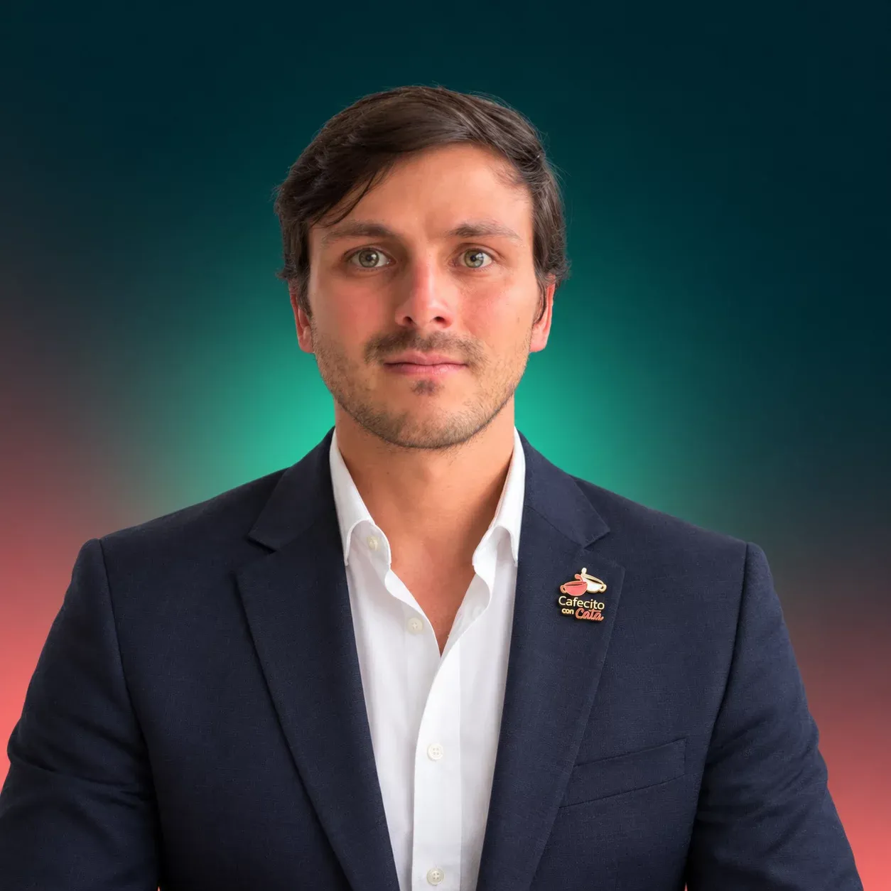 Juan Pablo, integrante del equipo de Cafecito con Cata