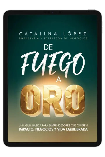 Portada de De fuego a oro