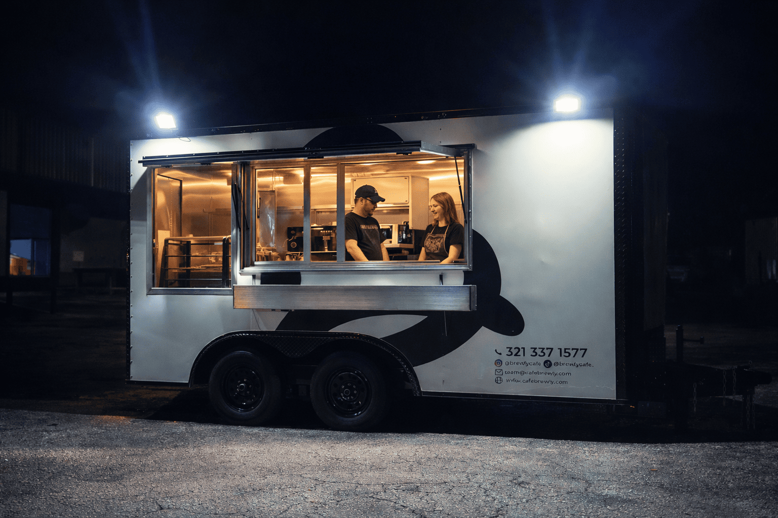 Cozy Coffee on Rainy Day